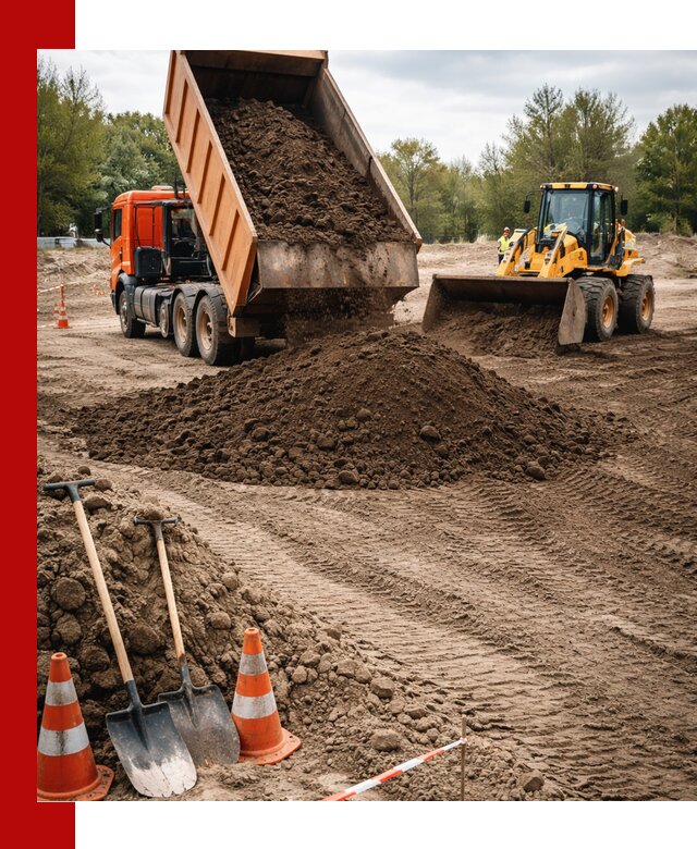 Поставка и доставка планировочного грунта в Ялте