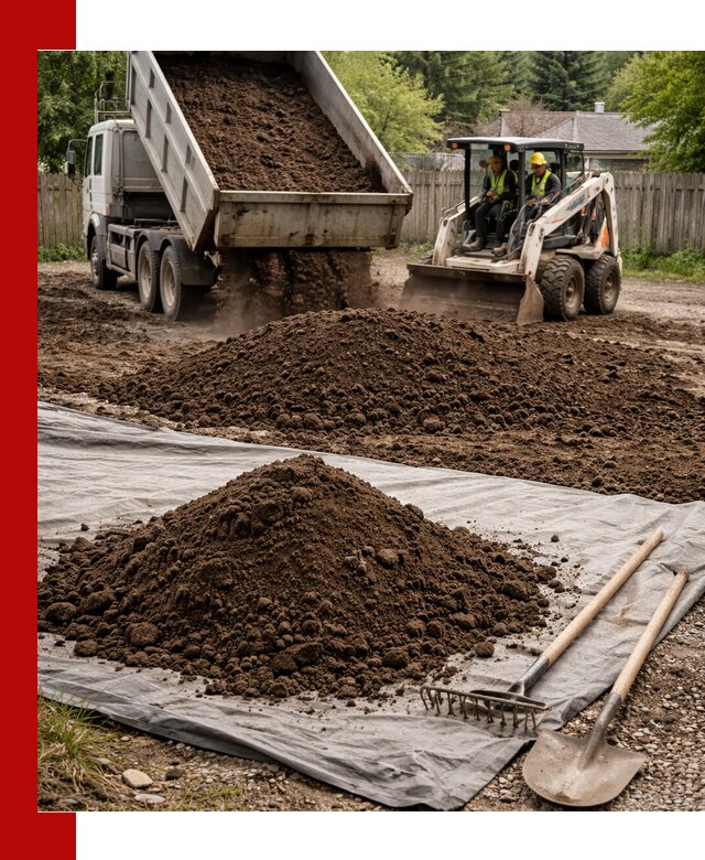 Грунт для отсыпки участка с доставкой в Ялте