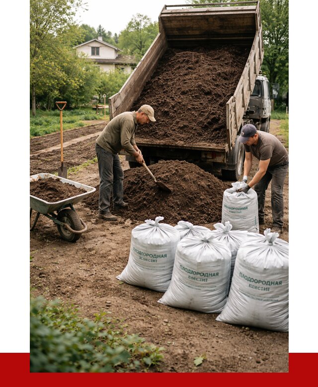 Плодородная смесь в Ялте от 4291 р./куб с доставкой | ПРОНЕРУДЯлт