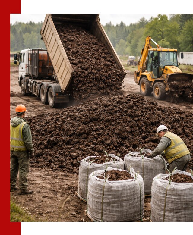 Доставка нейтрального торфа в Ялте оптом и в розницу