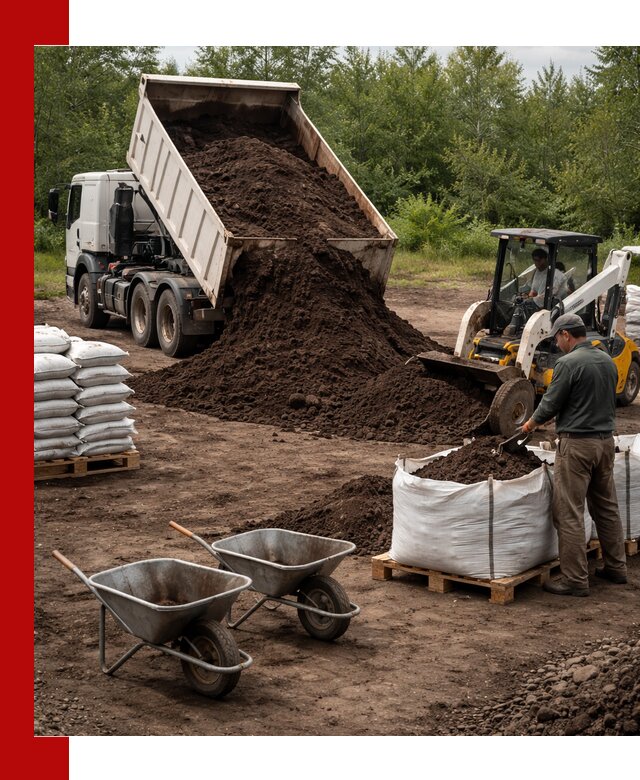 Доставка и продажа торфогрунта в Ялте оптом и в розницу