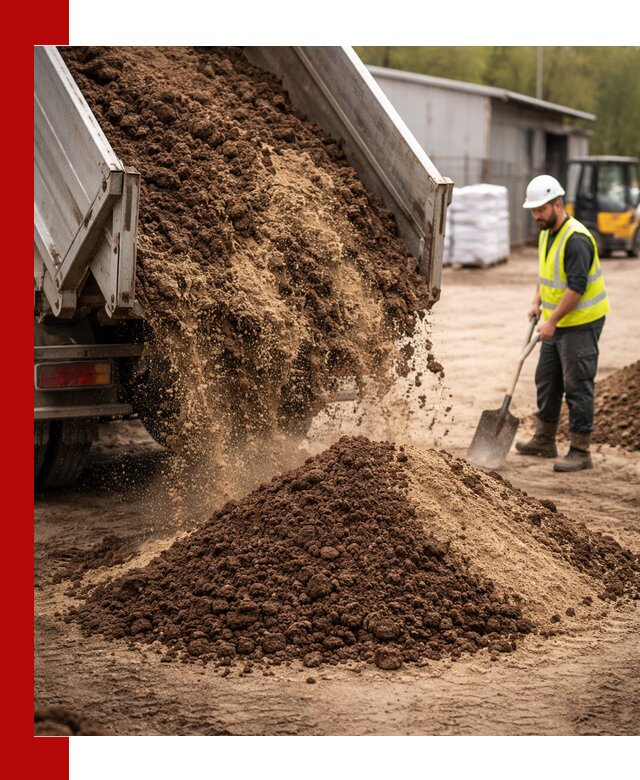 Доставка торфо-песчаной смеси в Ялте для строительства и озеленения