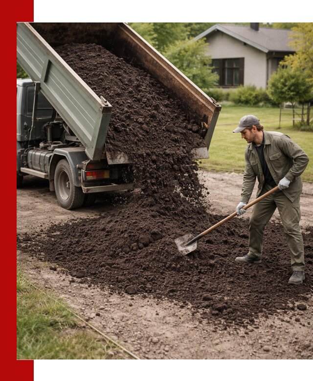 Чернозем для газона с доставкой в Ялте быстро и качественно