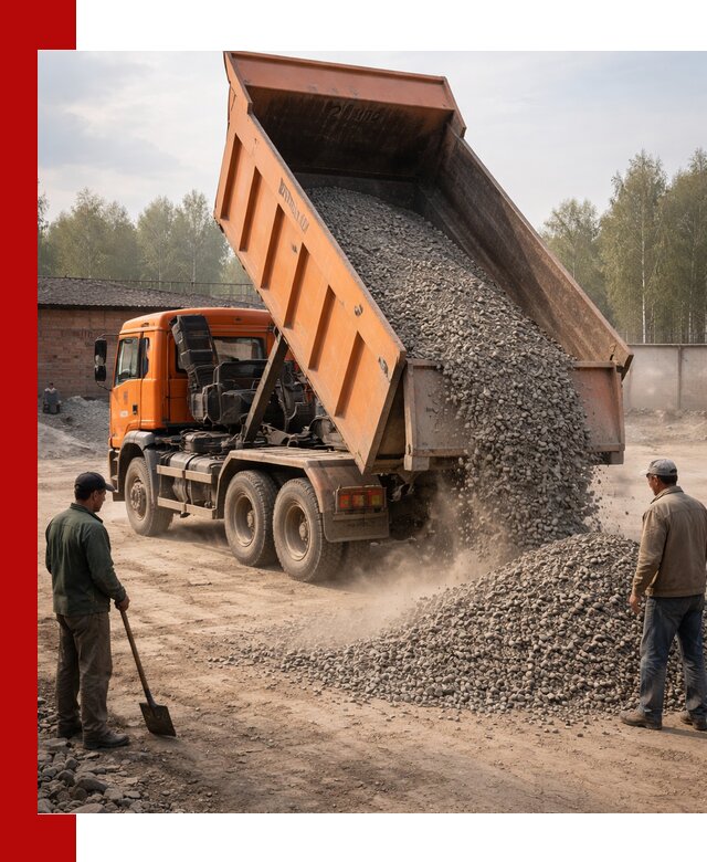 Доставка самосвалом 20 м3 в Ялте быстро и надежно