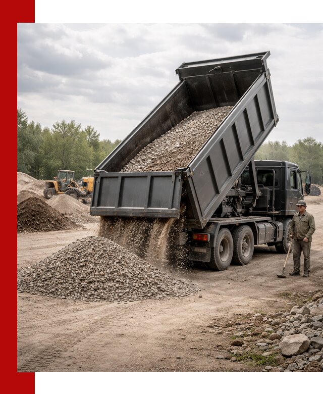 Доставка самосвалом 30 м3 по выгодным ценам в Ялте