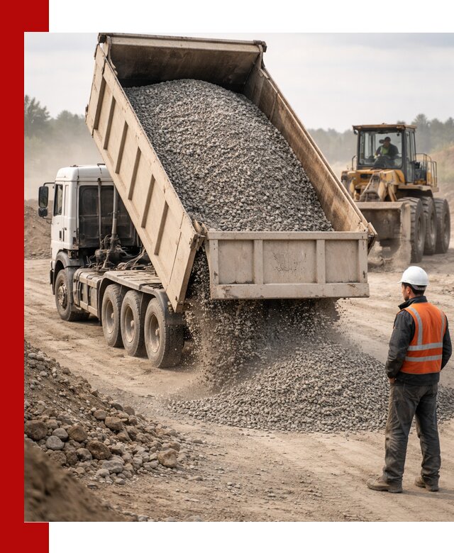 Доставка самосвалом 40 кубов цемента и сыпучих в Ялте