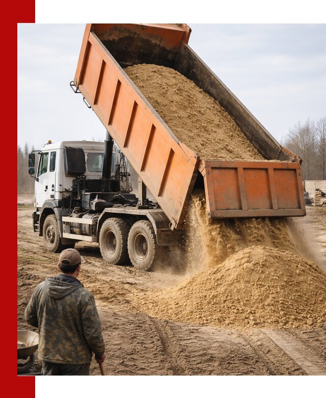 Аренда самосвала 20 тонн для перевозки грузов в Ялте