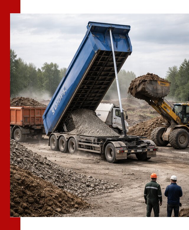 Аренда тонар 40 тонн в Ялте с доставкой материалов