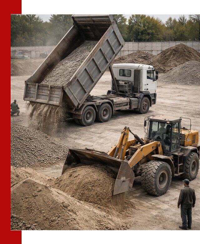 Перевозка сыпучих грузов самосвалами и бортовыми в Ялте