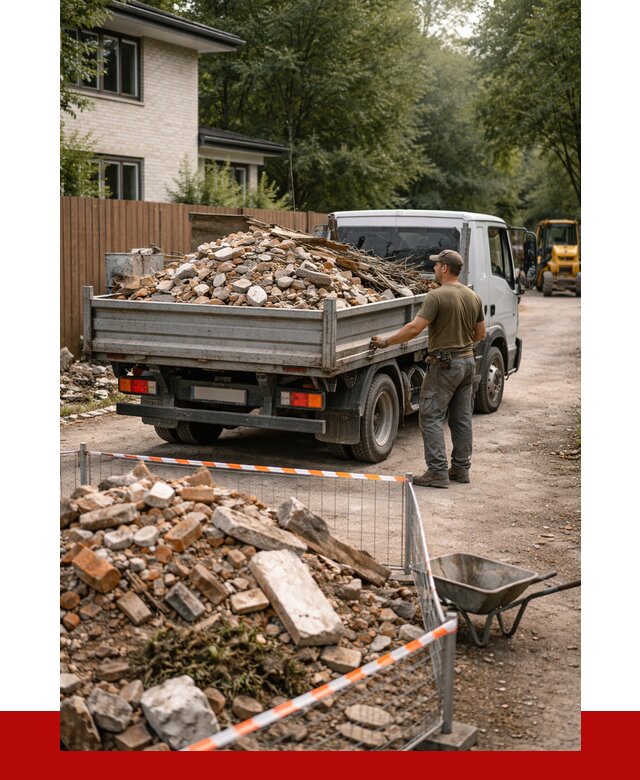 Вывоз строительного мусора с погрузкой в Ялте от 7662 р | ПРОНЕРУДЯлт