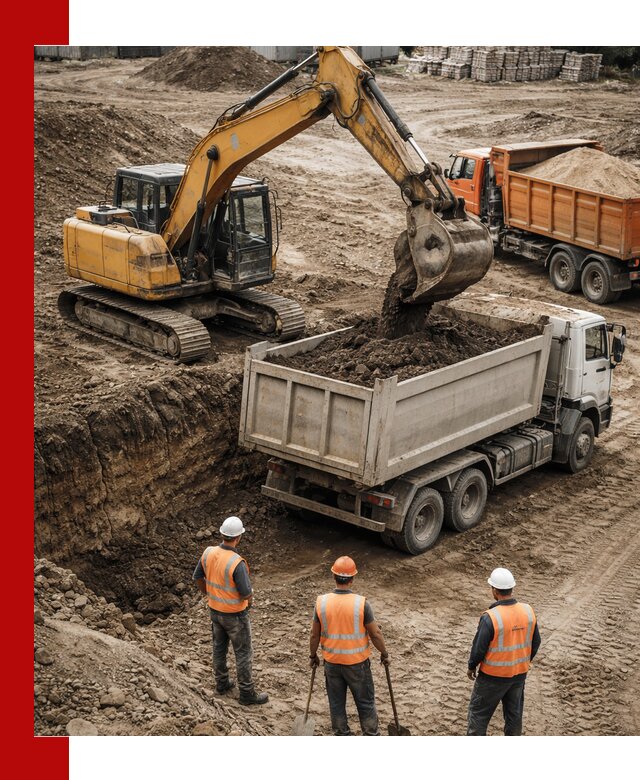 Разработка грунта для строительства и благоустройства в Ялте