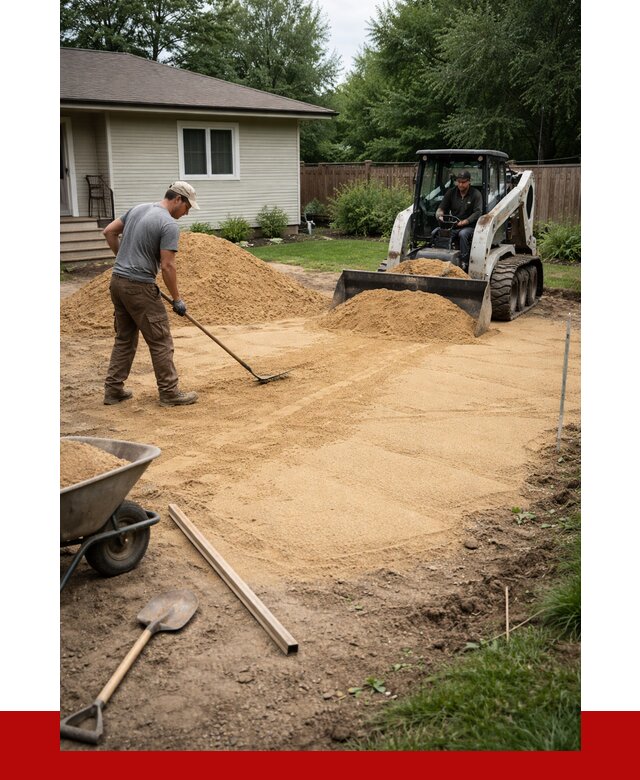 Отсыпка участка песком в Ялте, от 2554 р., ПРОНЕРУДЯлт