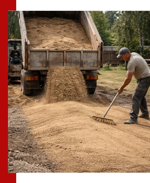 Отсыпка участка песком в Ялте быстро и качественно