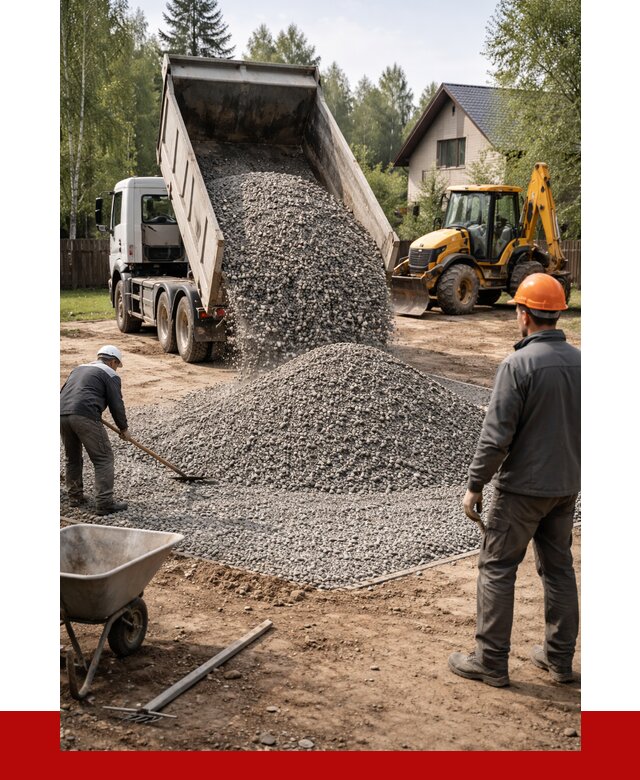 Отсыпка участка щебнем в Ялте от 6640 р. ПРОНЕРУДЯлт