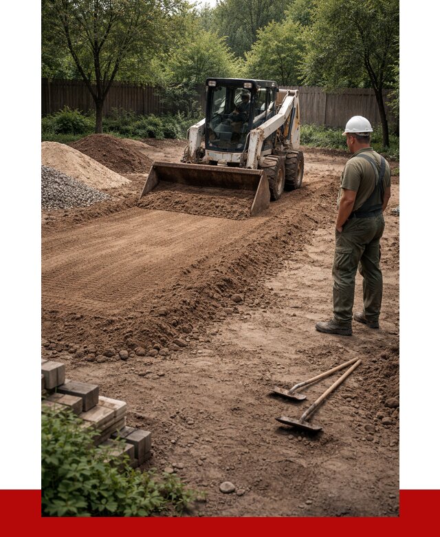 Выравнивание участка под ключ в Ялте от 3576 р. | ПРОНЕРУДЯлт