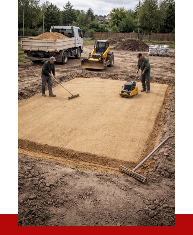 Устройство песчаной подушки в Ялте от 4597 р. ПРОНЕРУДЯлт