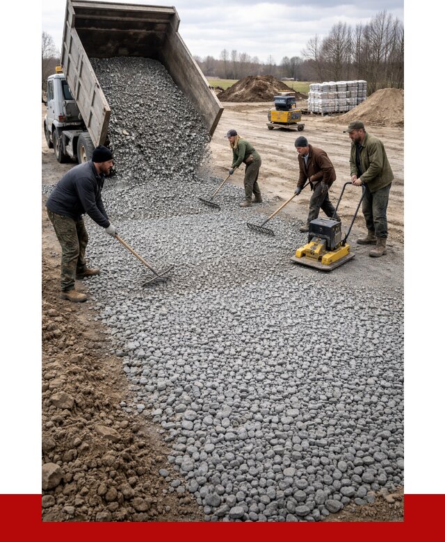 Устройство щебеночной подушки в Ялте от 4597 р. ПРОНЕРУДЯлт